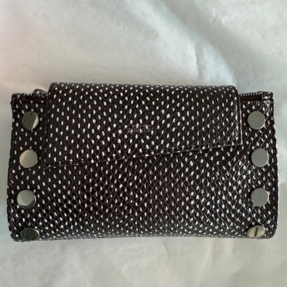 Hammitt Levy Espresso Reserve Wallet Leather Brown Grey Crossbody Bag Handbag NW - Picture 12 of 13